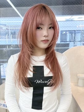 ジィルム 高崎西口店(XELM) 韓国レイヤーカット/ブリーチ/グレージュ/ハッシュカット/群馬県