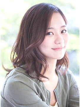 エム 綾瀬店(hair make e6+) 伸ばしかけ時期も可愛く♪ミディアム