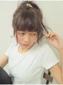 ざっくりアレンジ☆ポニーテール