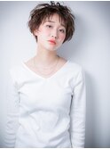 大人かわいいくせ毛風マニッシュショートw戸田公園20代30代40代
