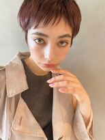 パーク(PARK)&nbsp;【PARK】マニッシュショート×ピンクベージュ