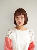 ジュール 新宿三丁目(Joule)&nbsp;顔型別ヘアスタイル特集/マロンベージュ/Aラインボブ/新宿三丁目
