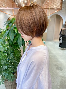 ロンド エスポワール 錦糸町(Lond espoir) 短過ぎない似合わせカット　アースカラーデザインカラー武井俊樹