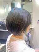 髪質改善/切りっぱなしボブ/美髪/30代40代/［人形町］