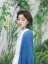 メゾンドイギー(MAISON de IGGY)&nbsp;かきあげ前髪#外ハネボブ#ペールベージュ##グラデーションカラー