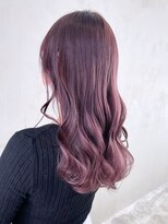 アイティーバイアルバム 下北沢店(IT by ALBUM)&nbsp;ラベンダーロング_外ハネボブセクションカラー_ba361491