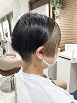 アッシュ 大宮店(Ash) イヤリングカラー【ブラック×ブロンド】