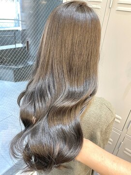 プレシャスバイプロデュース(precious by Produce) 韓国女優ウェーブ◎ブラウンベージュ［町田/町田駅/髪質改善］