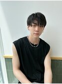 メンズカットブリーチカラートリートメントダウンパーマ