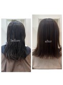 髪質改善カラーコース