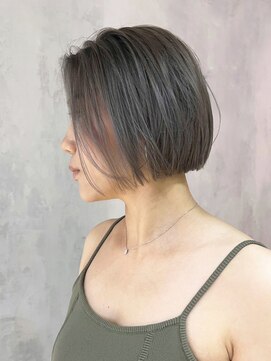 アイティー バイ アルバム 浦和店(IT by ALBUM) グレージュカラーブルーグレージュフレンチカジュアル_ba483821