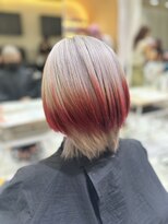 ゼスト フィーノ(ZEST fino)&nbsp;ハイトーン ホワイトカラー 落ちるレッド