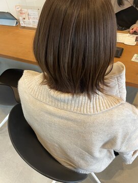 ヘアーエスクールエミュ(hair S. COEUR emu) ウォームナッツブラウンカラー