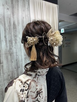 フレーム へアアンドトリートメント 天王寺北口店(FRAME) ハーフアップ