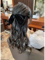 ヘアーアンドスパ フェリーチェ ミチ 野田屋町店(HAIR&SPA felice MICHI) 【feloice MICHI 豊田希美】お呼ばれヘア 結婚式 ハーフアップ