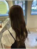 赤みを抑えた透明感ある柔らかいイルミナカラー赤羽美容院