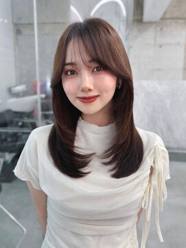 フィヴェント(Fivent) 美髪韓国レイヤーイメチェン似合わせワイドバング外ハネボブ