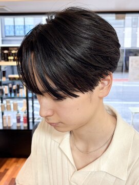 ヘアークリアー 蕨 メンズ 爽やか刈上げマッシュショート ビジネス◎ 学生◎ 韓国