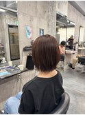 ぱつっとボブ 外ハネボブ