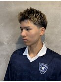 テーパーフェードスパイキーショート