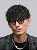 綾野剛風強めシャドウパーマ