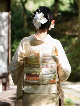 ルアナ 大宮(Luana)の写真/日中動いても崩れない着付けで特別な一日を☆一生に一度の思い出に残る日はプロにお任せ♪【大宮駅2分♪】