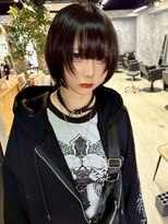 イコ(.ico)&nbsp;ショートウルフホワイトグレージュミニウルフオリーブグレージュ