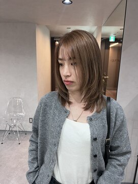 アドア 横浜(ADORE) 【ADORE横浜】ブリーチカラー×ミルクティーグレー