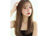 【同日施術】カット＋ハイグレード縮毛矯正＋艶カラー＋Tr ￥25900