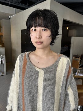 ヘアー アイス ルーチェ(HAIR ICI LUCE) 黒髪カタログ 小顔ヘア マレットヘア ショートウルフ 山中