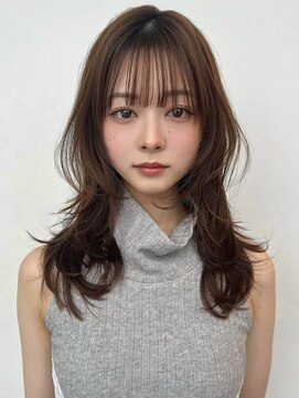 ロンドイディールバンダイ 新潟万代(Lond ideal) ハッシュカット×オリーブベージュ