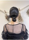 お呼ばれヘアセット♪