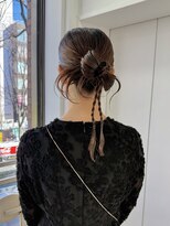 フォルテ 表参道店(FORTE)&nbsp;きれいめカジュアルなリボン×カチモリヘア