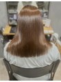 エアー(AIR)&nbsp;美髪縮毛矯正＋カラー＋カット艶感のある柔らかい仕上がりです