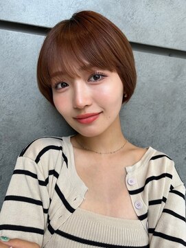 ジーナ 近鉄奈良(Zina) 髪質改善*バーガンディレイヤーショート*美髪【Zina奈良】