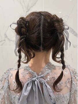 クララ ヒロシマ(CLALA Hiroshima) ツインヘアアレンジ