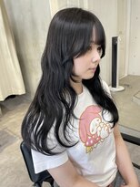 シーン(seen)&nbsp;【ダークグレージュ】ブルーブラックブルージュレイヤーカット