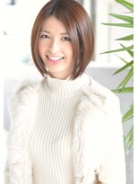 ヘアーアンドエステティック ヴェリス(hair&esthetic Velis)&nbsp;【Velis】えり足スッキリ＊小顔な前下がりボブ
