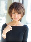 《AFLOATディル裕二朗》カットできまる小顔ラインショートヘア