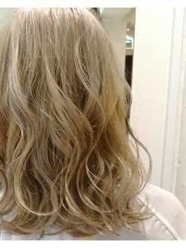 ファイブボックスヘアー 広島(five vox hair) ブロンドグレージュ