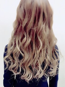 ヘアーアンドメイク エイダ(hair&make eida) 大人かわいいイルミナグレージュかきあげロング20代30代40代