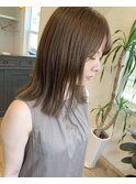プツッと×ブラウンベージュ