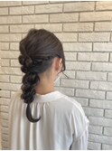 大人っぽく☆編みおろしヘアセット！