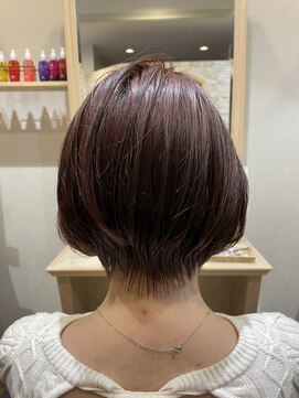 ヴィサージュジョイン(VISAGE join) 大人ショート×ピンクカラー