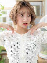 カバーヘア ブリス 大宮西口(COVER HAIR bliss)&nbsp;シースルーバングくせ毛風ショートマッシュa大宮10代20代30代