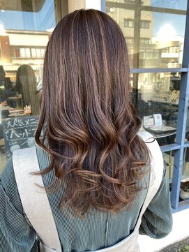 ヘアーサロン デ フォーエバークレール(hairsalon de Forever clair) 柔らか脱白髪染め大人ショコラハイライトカラー☆