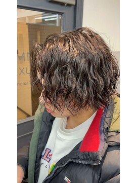 ガレージ バイ グリーン 原宿 表参道(Garage by green) 【loki】メンズ×スパイラルパーマ