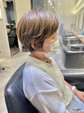 シェル 国分寺(shell) グレージュカラー/ボブウルフ/黒髪/ココアベージュ