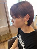 ワイドバングなミニボブ