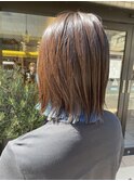 切りっぱなしボブ